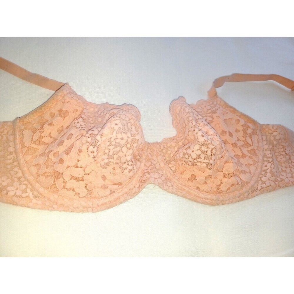 Victoria Secret 36DD BRA unlined demi sexy nude beige